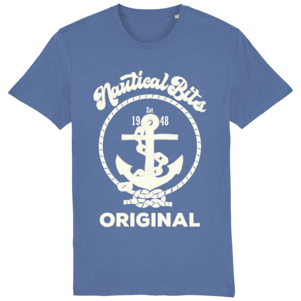 Nautical Bits Original T-Shirt - Bright Blue