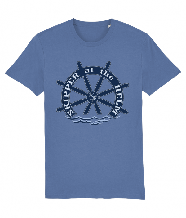 Skipper at the Helm T-Shirt- Bright Blue