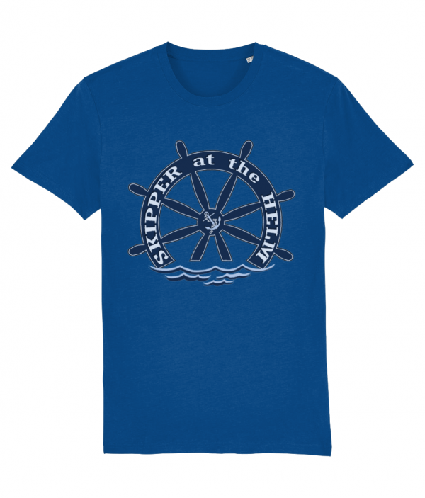 Skipper at the Helm T-Shirt - Marjorelle Blue