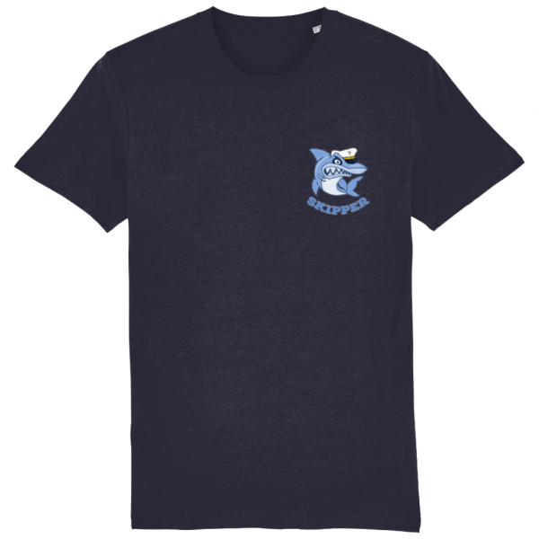 Shark Skipper Logo T-Shirt - French Navy