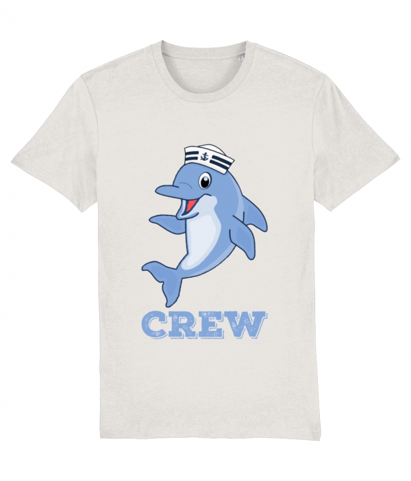 Dolphin Crew T-Shirt - Vintage White