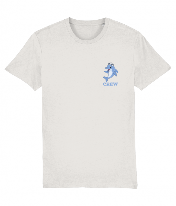 Dolphin Crew Logo T-Shirt - Vintage White