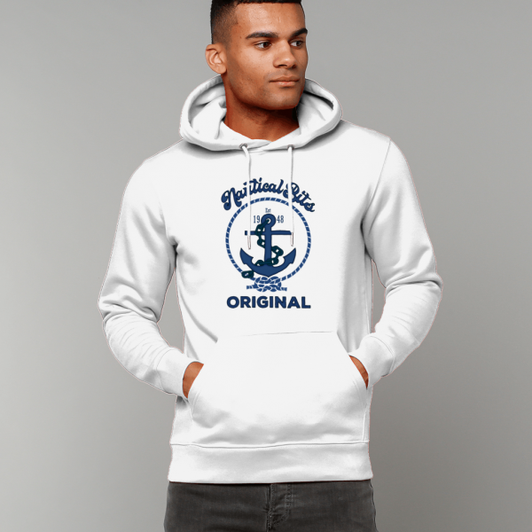 Nautical Bits Original Cruiser Hoodie White