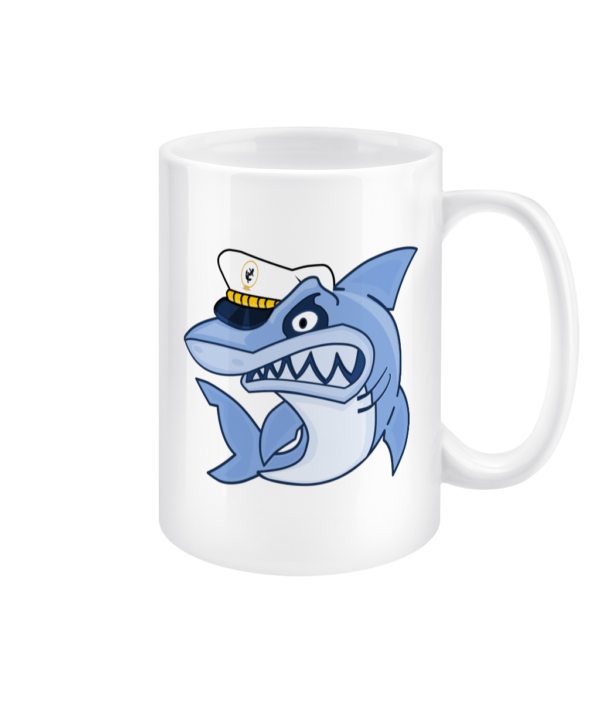 Shark Skipper 15oz Mug - Image 3