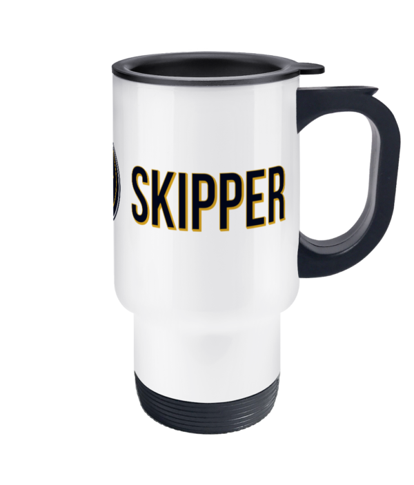 Skipper & Anchor Logo Travel Mug - Image 3