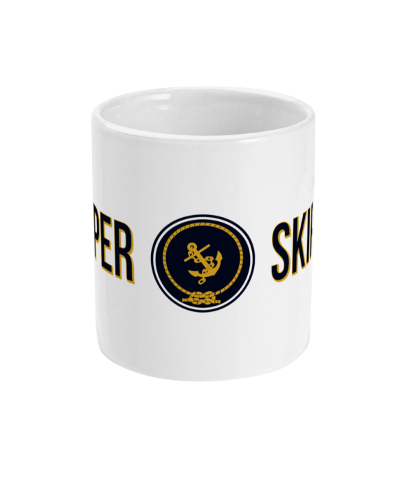 Skipper & Anchor Logo 11oz Mug Front