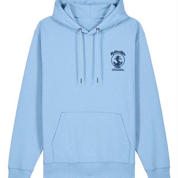 Nautical Bits Original Logo Cruiser Hoodie - Blue Soul