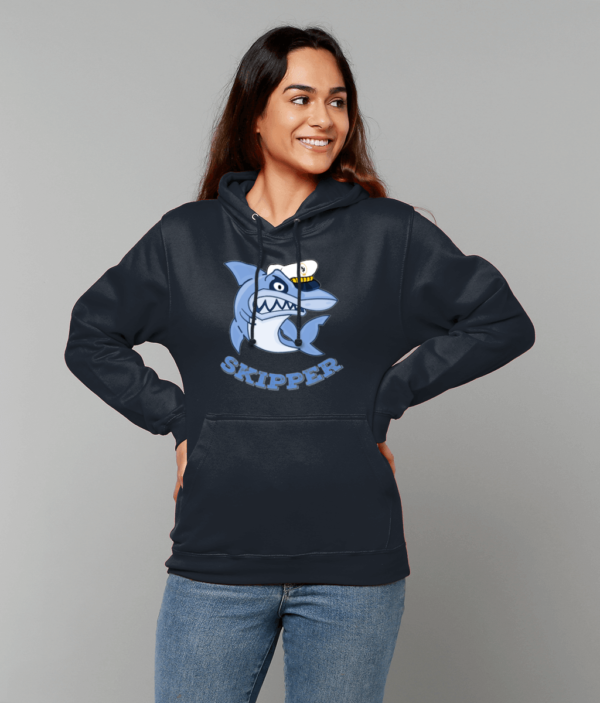 Shark Skipper College Hoodie French Navy