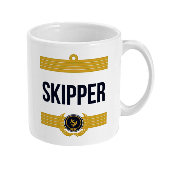 Skipper Stripes 11oz Mug Right
