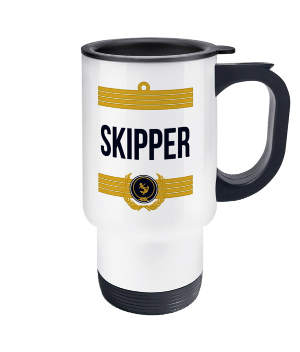 Skipper Stripes Travel Mug - Image 3