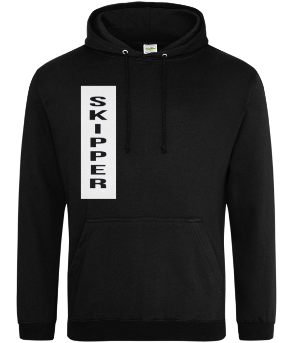 Skipper College Hoodie Jet Black