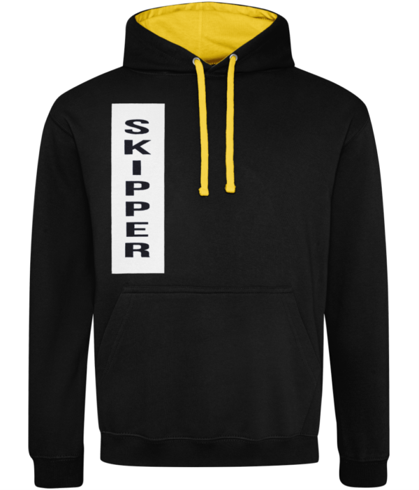 Skipper Varsity Hoodie Jet Black/Gold