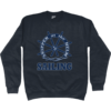 Skipper at the Helm Sailing Sweatshirt French Navy
